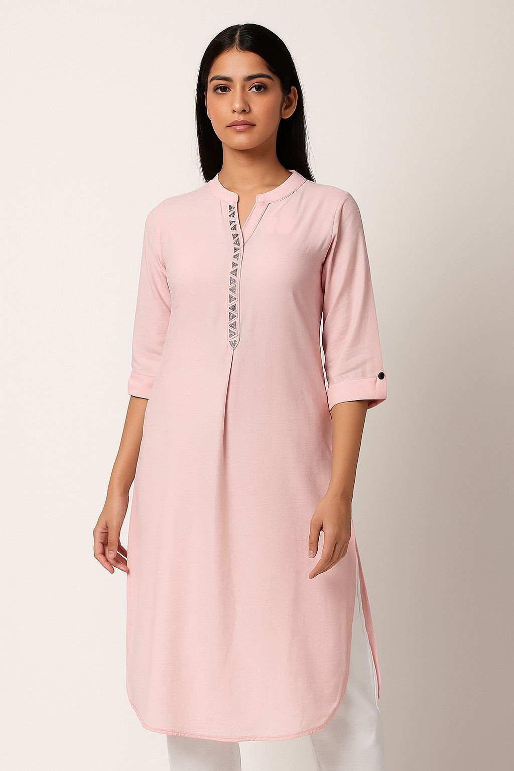 Shree Shanti Selection - Light Pink Kurti